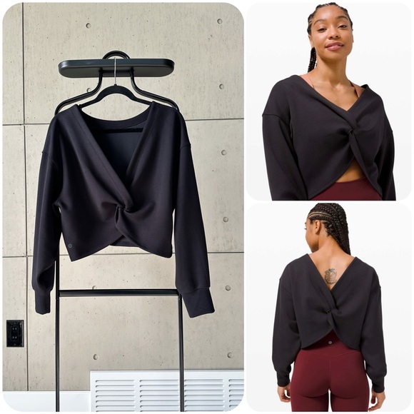lululemon athletica Tops - Lululemon Twist Back-to-Front Pullover